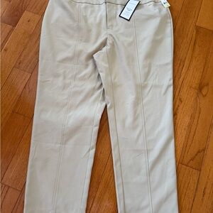 Beige Straight-Leg Dress Pants Charter Club